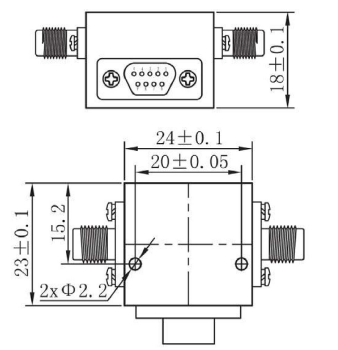 Digital Phase Shifter 8-18GHz
